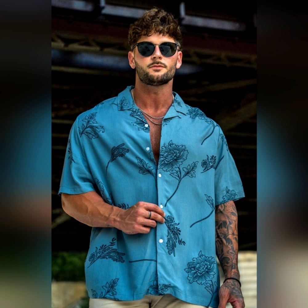 445 Cabo Vibez Shirts Printed sifi bloom size S